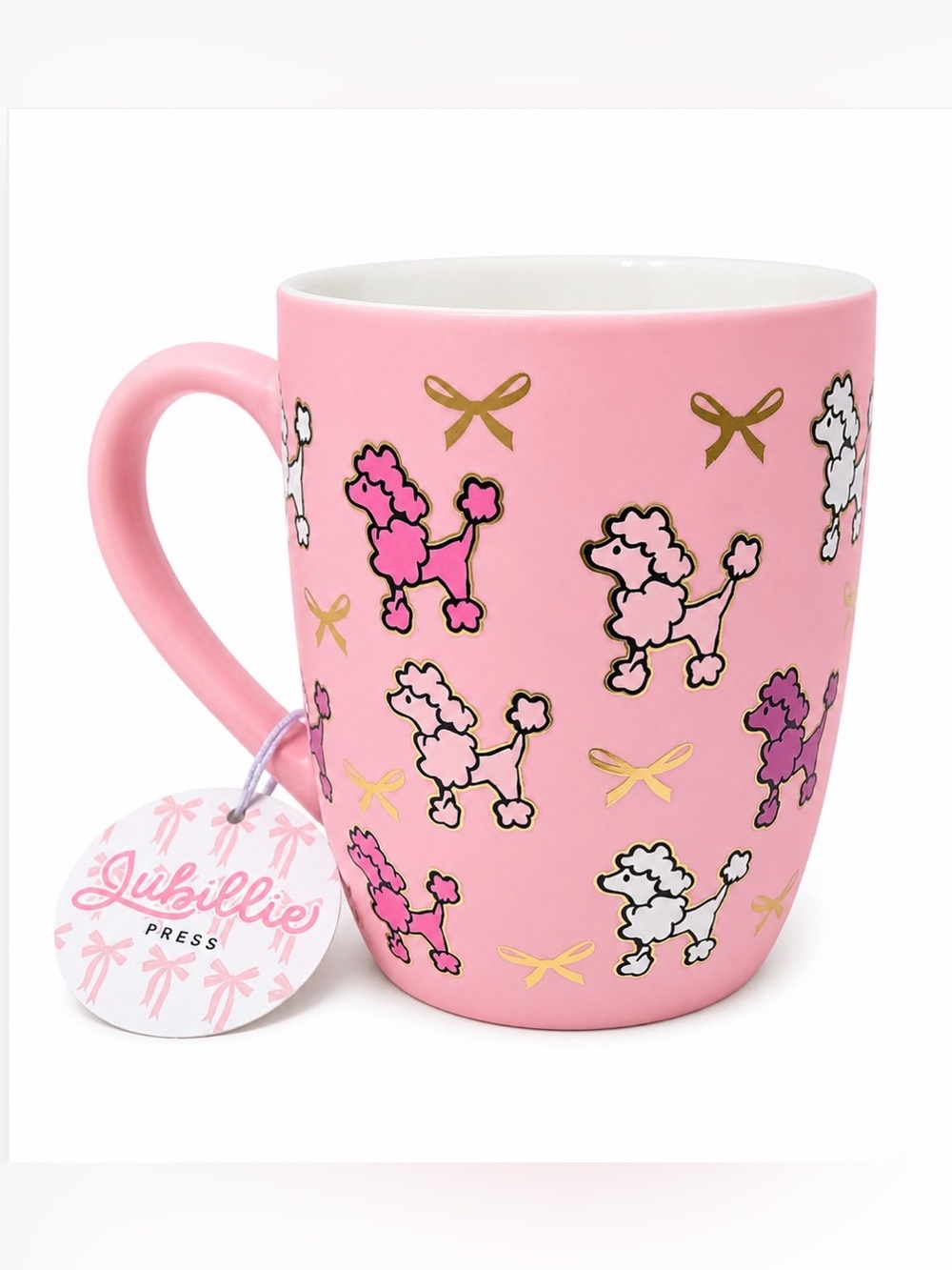 Jubillie Press NWT Pink Poodle Mug